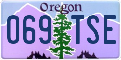 OR license plate 069TSE