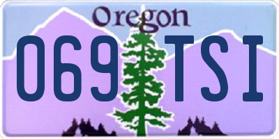 OR license plate 069TSI