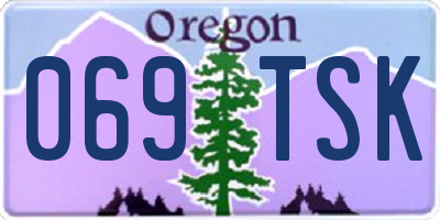 OR license plate 069TSK