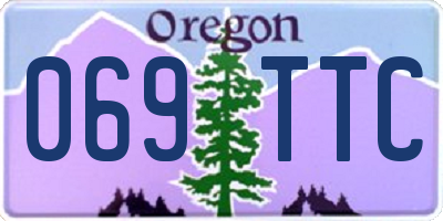 OR license plate 069TTC