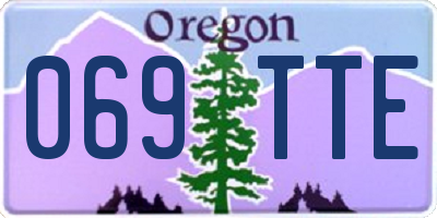 OR license plate 069TTE