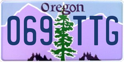 OR license plate 069TTG