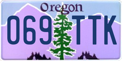 OR license plate 069TTK