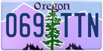 OR license plate 069TTN