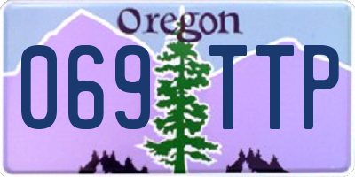 OR license plate 069TTP