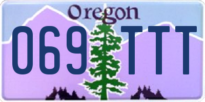 OR license plate 069TTT