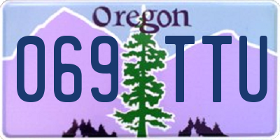 OR license plate 069TTU