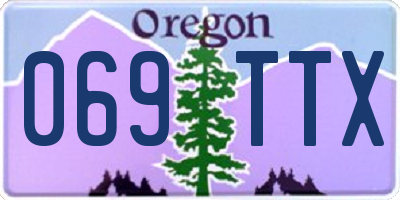OR license plate 069TTX
