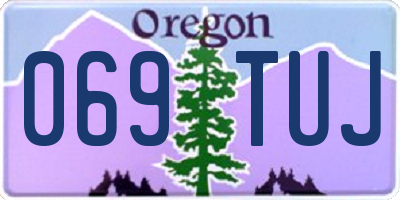 OR license plate 069TUJ