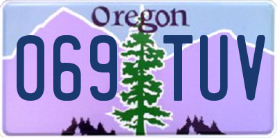 OR license plate 069TUV