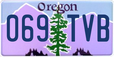 OR license plate 069TVB