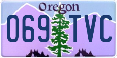 OR license plate 069TVC