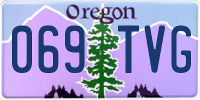 OR license plate 069TVG
