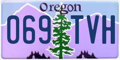 OR license plate 069TVH