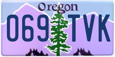 OR license plate 069TVK
