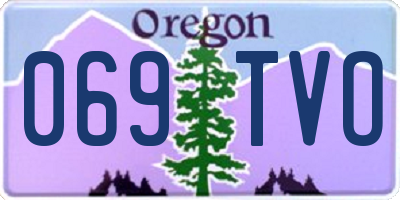 OR license plate 069TVO