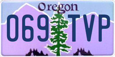 OR license plate 069TVP