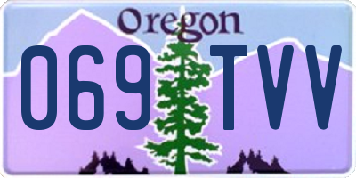 OR license plate 069TVV