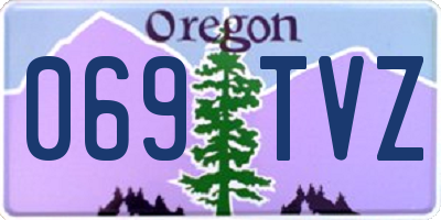 OR license plate 069TVZ