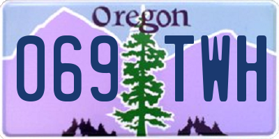 OR license plate 069TWH