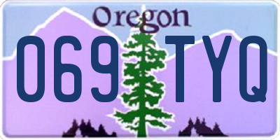 OR license plate 069TYQ