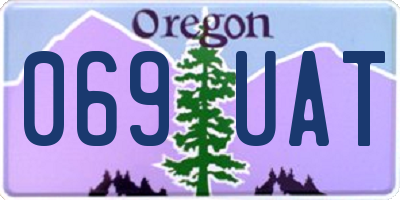 OR license plate 069UAT