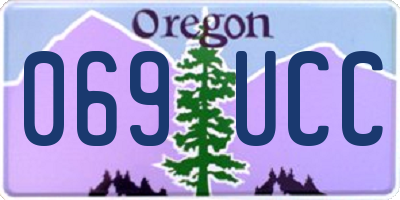 OR license plate 069UCC
