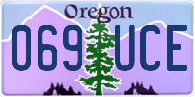 OR license plate 069UCE