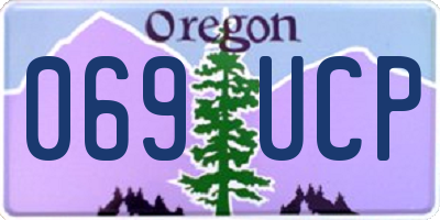 OR license plate 069UCP