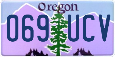 OR license plate 069UCV