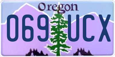 OR license plate 069UCX