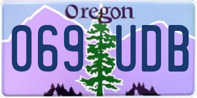 OR license plate 069UDB