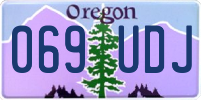 OR license plate 069UDJ