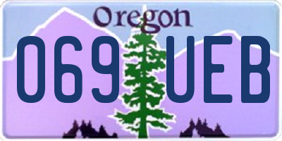 OR license plate 069UEB