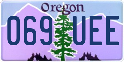 OR license plate 069UEE