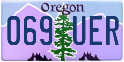 OR license plate 069UER