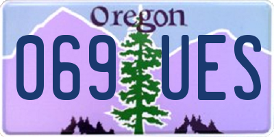 OR license plate 069UES