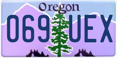 OR license plate 069UEX