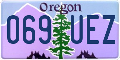 OR license plate 069UEZ