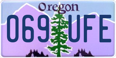 OR license plate 069UFE