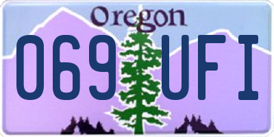 OR license plate 069UFI