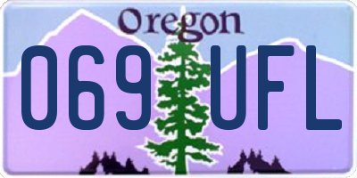 OR license plate 069UFL