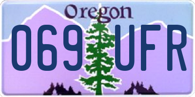 OR license plate 069UFR
