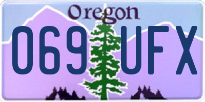 OR license plate 069UFX