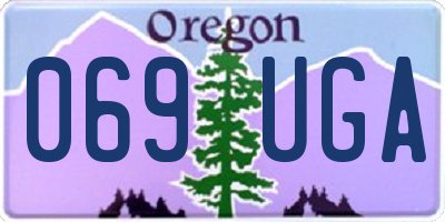 OR license plate 069UGA
