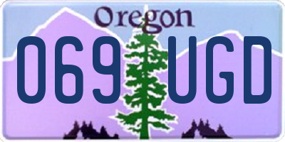 OR license plate 069UGD