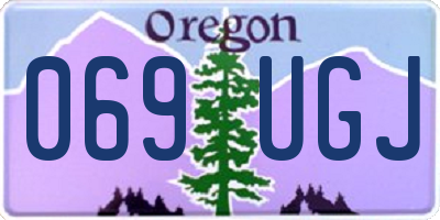 OR license plate 069UGJ