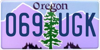 OR license plate 069UGK