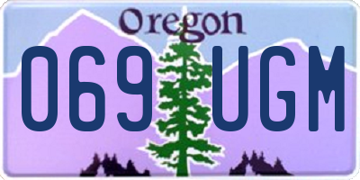 OR license plate 069UGM
