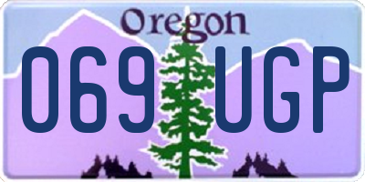 OR license plate 069UGP